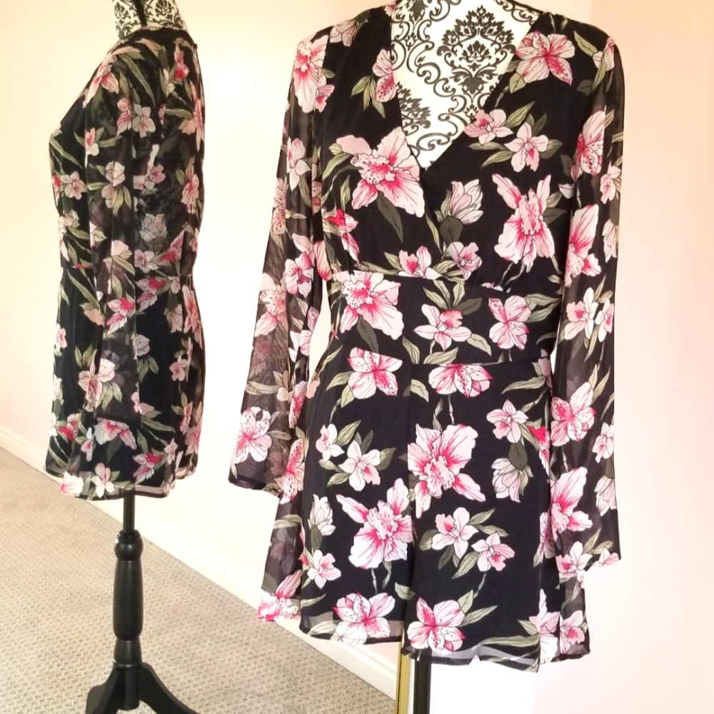 Daniel Rainn Long Sleeve Romper